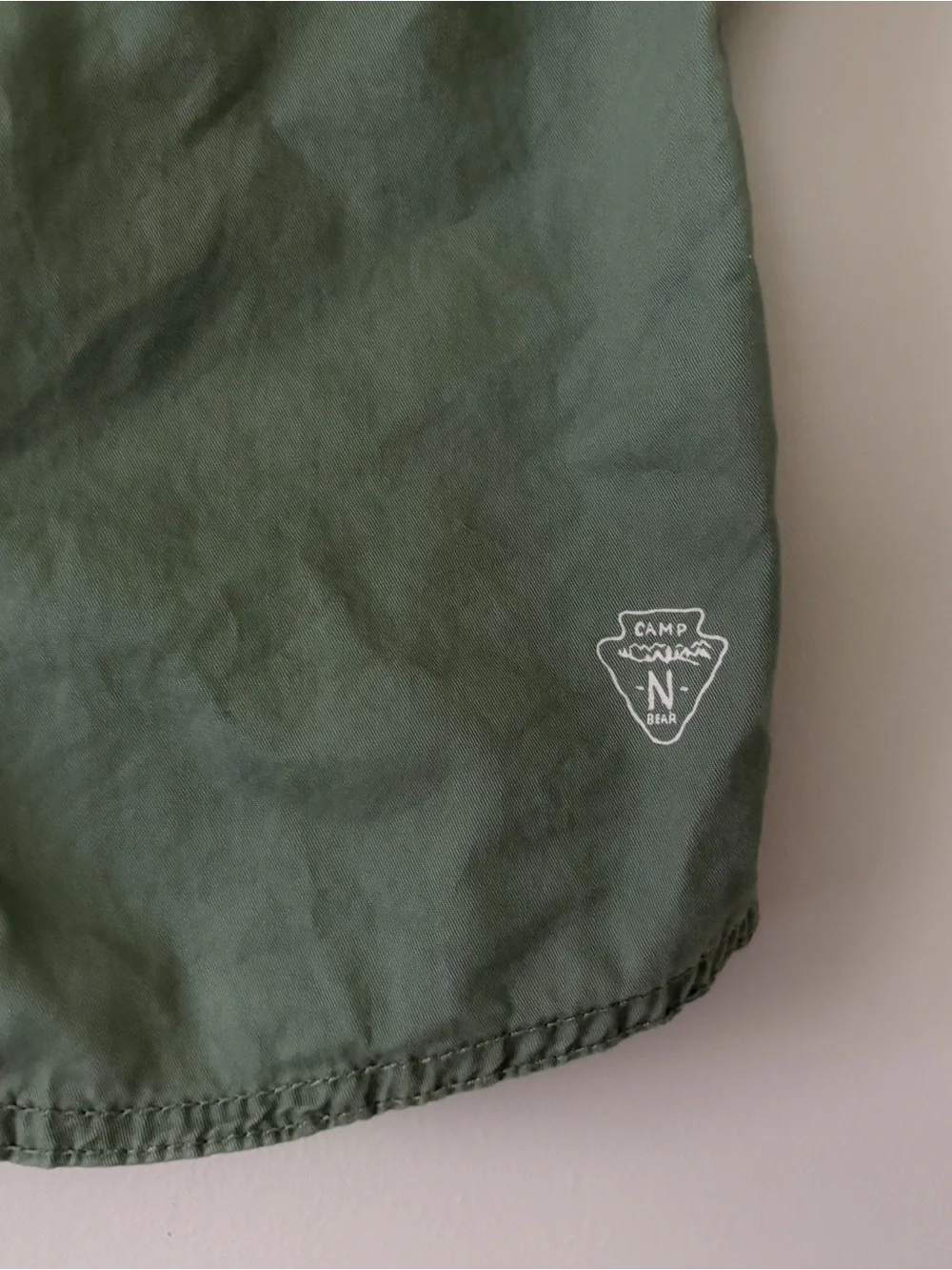 OshKosh B'gosh Green Short-Sleeve Button Down Shirt